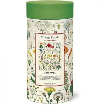Cavallini Papers & Co. Wildflowers 1,000 Piece Puzzle, Multi