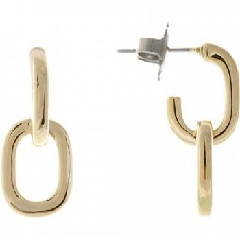 Pendientes Luxenter Khihu Essential de aleación con baño de oro.