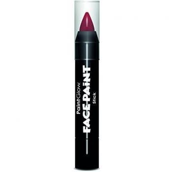 PaintGlow Glow in the Dark Intense Red Face & Body Paint Stick 3.5g