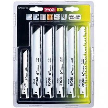 Ryobi RAK06RB - Cuchilla (pack de 6)