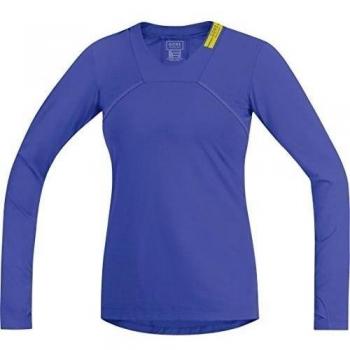 Gore Running Wear Air Lady - Camiseta de manga larga para mujer, color azul, talla 34