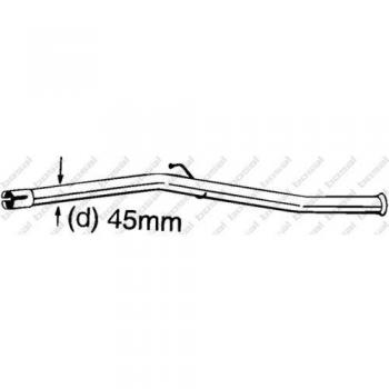 Tubo de reparación para catalizador BOSAL 889-165