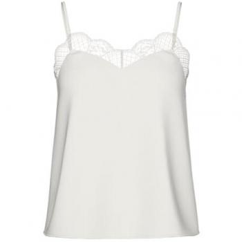 Top de tirantes con encaje Tiffany para mujer