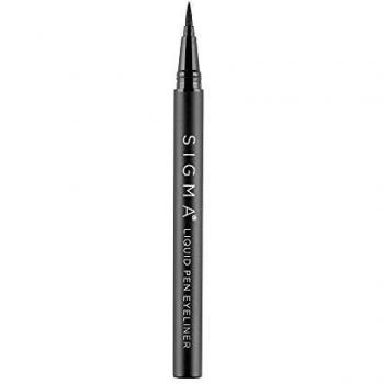 Sigma Beauty Liquid Pen Eyeliner - Wicked, 0.4g, Smudge Resistant, Long Lasting Felt Tip Eyeliner, Deeply Saturated Marker Eye Liner with Felt Tip, Blackest Black