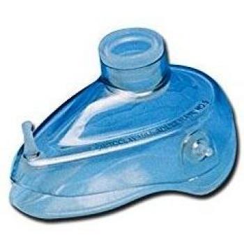 Gima - Máscara de silicona, esterilizable en autoclave 40 veces, tamaño no. 5 Adultos Grande, Sin látex, 1 ud.