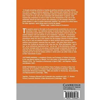 Democracy and the Rule of Law: 5