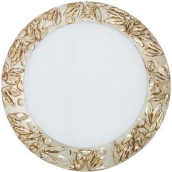 Plafón decorativo Serena Cromo 3 bombillas 9cm