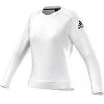 adidas Zne Crewsweat - Sudadera para mujer, color blanco, talla XXS