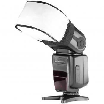 Neewer 10077086, Pro Universal Soft Mini Flash Rebotar Tapa difusora para On Cámara o Off Cámara Difusor Pistola