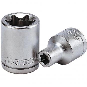 Llave de vaso Torx E8 TengTools 1/4 con medida exacta de 7,52mm - Modelo M140708-C