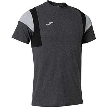 Camiseta Manga Corta Confort III Hombre Gris Melange Joma