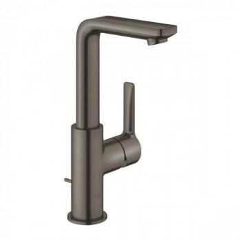 Mezclador de lavabo Grohe Lineare L-Size, con caño giratorio, grafito duro cepillado - 23296AL1
