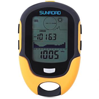 SUNROAD al Aire Libre Multifuncional Impermeable LCD Digital Brújula Barómetro Altímetro