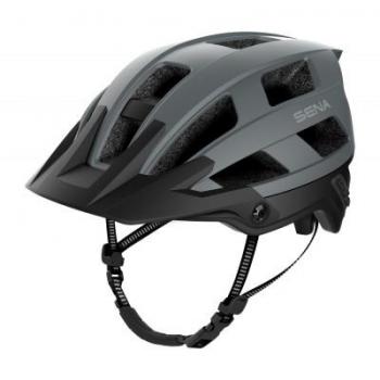Casco de MTB Sena M1 Evo, Tecnología Mesh, Color Gris Mate, Talla M