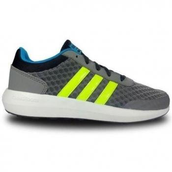 adidas Cloudfoam Race K, Zapatillas de Deporte Niños, Gris