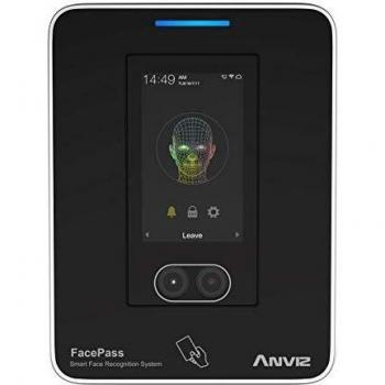 Anviz - FacePass 7: detección de Presencia reconocimiento Facial y RFID, Pantalla táctil, conexión TCP/IP, WiFi y USB, Servidor Web