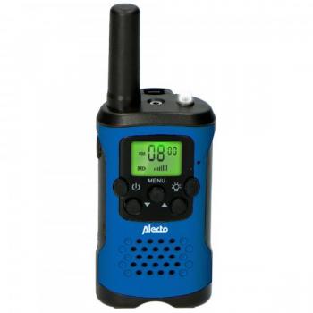 Alecto FR175 Rechargeable 2-Piece Walkie Talkie Set with 8 Channels, Blue/Black, Up to 7 km Range