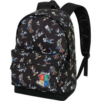 Mochila Looney Tunes Harry Potter 100 Aniversario 41cm HS Fan 2.0 Negra