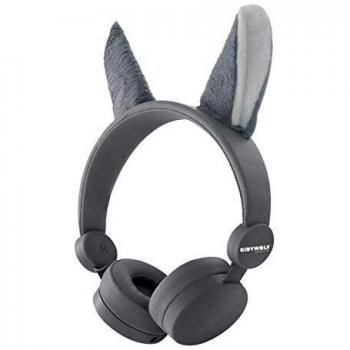 Auriculares para niños con orejas de lobo - Kidywolf