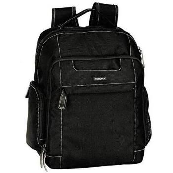 Montichelvo Montichelvo Black Computer Backpack Bolsa Escolar, 36 cm, Negro