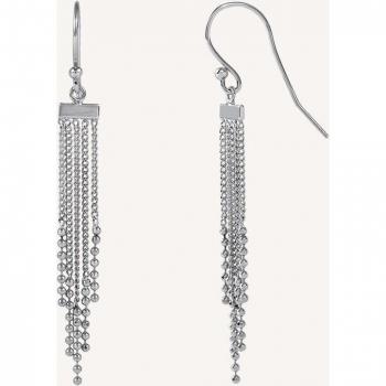 Pendientes largos Vidal & Vidal Essentials acabado de plata