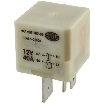 HELLA Relé de control del sistema de precalentamiento para vehículos SEAT (Ibiza, Leon, Toledo, Cordoba, Alhambra, Arosa, Inca) y VOLKSWAGEN (Golf, Polo) - Ref: