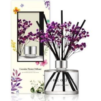 Difusor de Aromas COCODOR 200ml Lavanda del Jardín, Natural, Duradero, Decoración para el Hogar, Regalo Popular para Mujeres