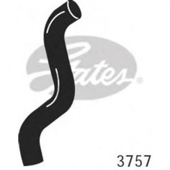 Manguera del radiador GATES 3757 - Tipo: Manguera del radiador, Marca: GATES, Modelo: 3757, Material: Caucho reforzado, Longitud: Variable según aplicación, Diámetro interno