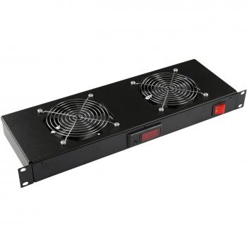 Panel de Ventilador con Termostato Digital y 2 Ventiladores RAF300BL