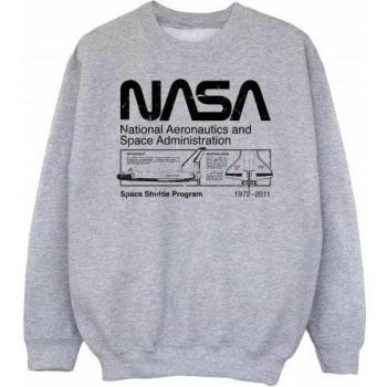 Sudadera NASA Transbordador Espacial para Niños 12-13 Blanco