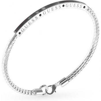 Pulsera de hombre Guess Legacy de acero plateado JUXB03213JWSTBKXS