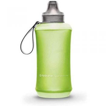 Hydrapak SOFTFLASK Crush 750 Botella Montañismo, Alpinismo y Trekking, Adultos Unisex, Verde