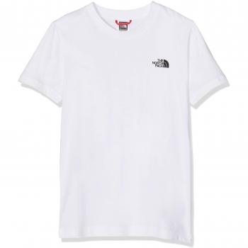 The North Face Y S/S Simple Dome T Camiseta, Unisex Niños, TNF White, M