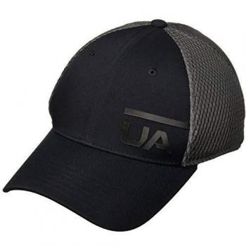 Under Armour - Gorra de Malla espaciadora para Hombre - 1305446, Gorra, diseño de Tren, XL, Negro