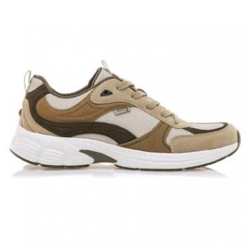 Zapatillas Deportivas Hombre MTNG Daddy Beige con Cierre de Cordones y Puntera Redonda