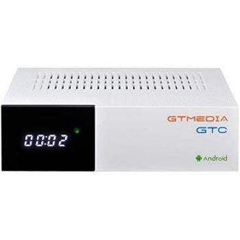 GT MEDIA GTC 4K Decodificador Satelite Receptor TDT Android 6.0 TV Box DVB-S/S2 DVB-T/T2/Cable 3D H.265 HEVC MPEG-2/4 WiFi 2.4Ghz BT 4.0 Smart TV Box Amlogic S905D 2GB RAM+16GB ROM