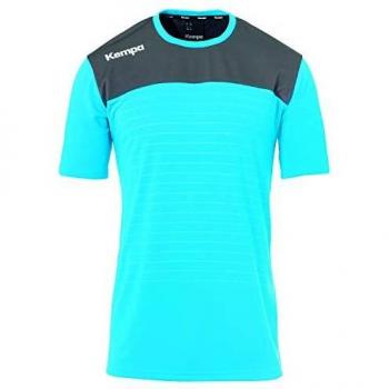 Kempa Emotion 2.0 Shirt Camiseta de Juego, Hombre, Azul/Antracita, XL