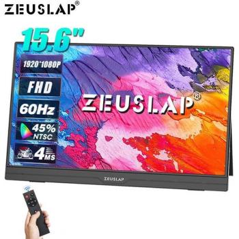 ZEUSLAP AP156B Portable Monitor 15.6-inch FHD HDR IPS USB-C Touch/Non-Touch