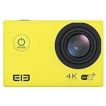 Elephone ELE CAM Videocámara de Acción - 16MP, HD, 1080P, Gran Angular, Sumergible a 30m, Amarilla