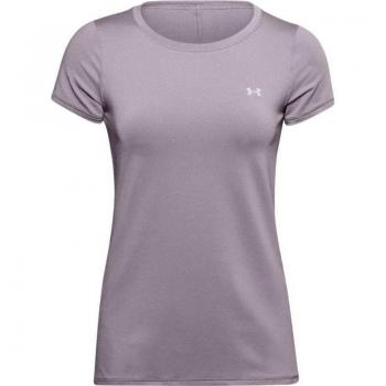 Camiseta de Manga Corta Mujer Under Armour HeatGear Morado