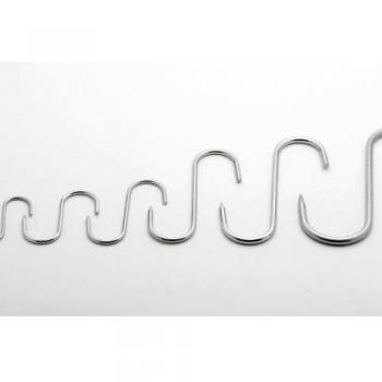 Metzger Ganchos Carnicero Wurst Ganchos 1 pieza - Acero inoxidable anzuelo de carne 6 cm