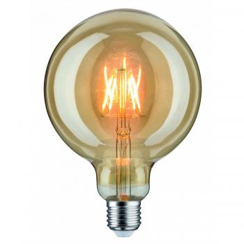 Paulmann 28381 LED Globe 125, 6,5W, E27, 230V, Oro, 1700K, 6.5 W, 12,5 x 17,5 x 13,2 cm