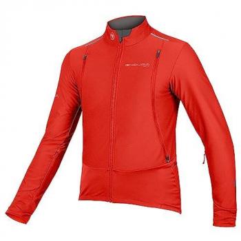 Chaqueta Soft Shell Pro SL 3-Season Endura para ciclismo hombre, color rojo granada, talla S