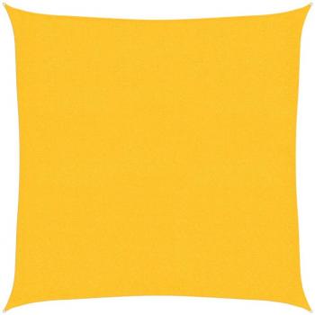 Toldo de vela amarillo HDPE 160 g/m² 3x3 m