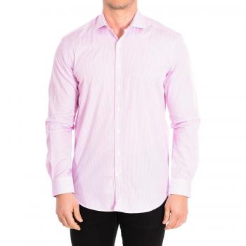 Camisa manga larga cuello solapa cierre a botones JUNO6 hombre
