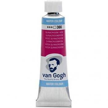 Van Gogh Quinacridone Rose Watercolor 10 ml tube by Talens