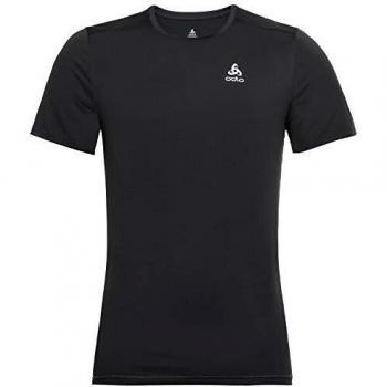 Odlo Camiseta para Hombre con Cuello Redondo FLI, Hombre, 550442, Negro, Large