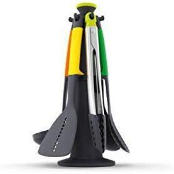Joseph Joseph 98991 Set de Carrusel Elevador y 6 Utensilios de Cocina - Multicolor, One Size