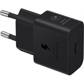 Samsung EP-T2510NBEGEU Cargador Universal de Pared USB-C 25W de Carga Rápida, Color Negro