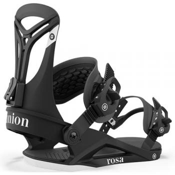 Fijaciones de Snowboard UNION Rosa 2024 Negro para Mujer, Talla L
